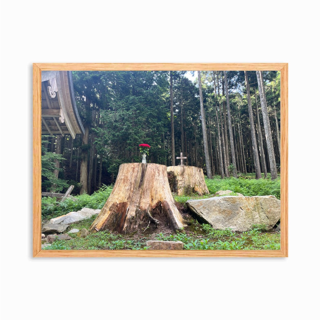 "Rose and Cross" Small Poster